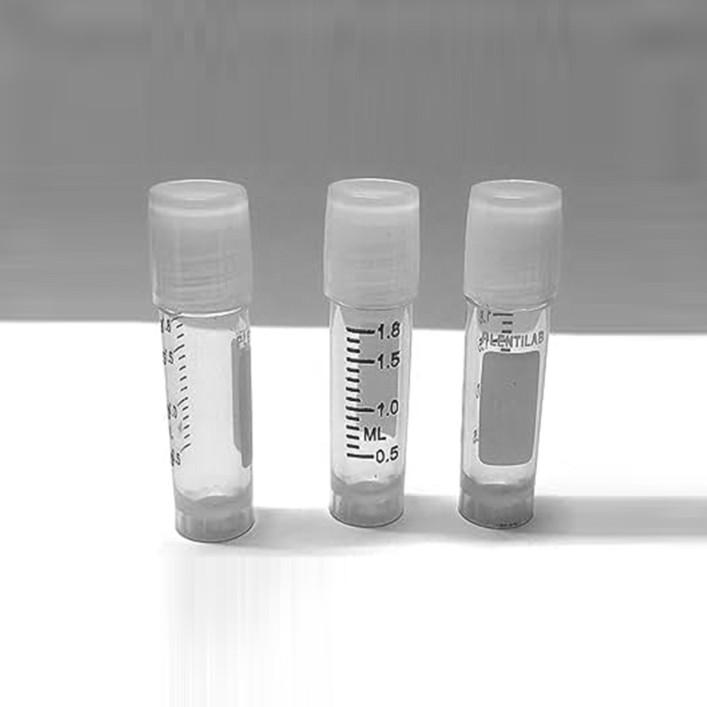 1,8 ml içten /dıştan vidalı cryo vial